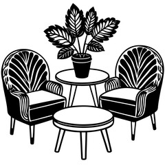 Fototapeta premium set of furniture