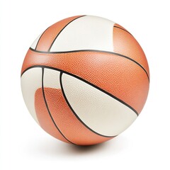 Volleyball ball isolated on white background, clipping path, generative ai
