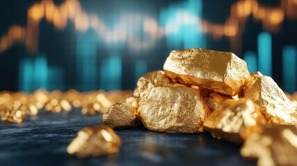 Gold financial projections, augmented reality interface, advanced tools