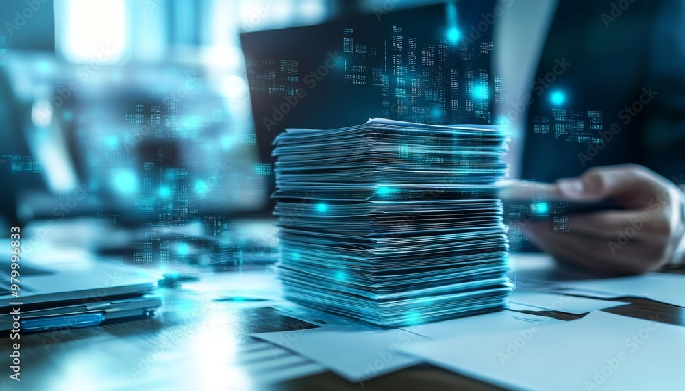 Poster embracing digital: the shift to paperless property documentation