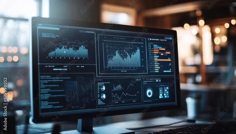Poster enhancing investment decisions through ai-driven insights.