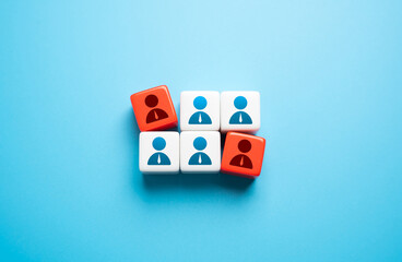 Some of the team members leave its ranks. Dismissal of an employee. Expulsion from the team....