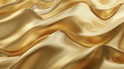 Obraz premium Abstract background. Windows wallpaper, golden lines in the form of waves, in a golden color, a luxury and premium wallpaper design