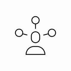 multi task employee icon sign vector