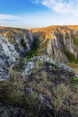 beautiful Tureni gorges in Transilvania