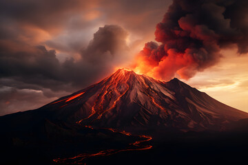 volcano landscape photo, volcano landscape photo