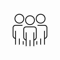 team group icon sign vector