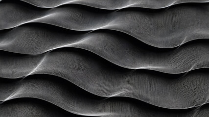 Obraz premium Artifical generated grey wave design background. Abstract background wavy lines background
