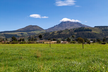 Ilinizas Volcano, Andean landscape