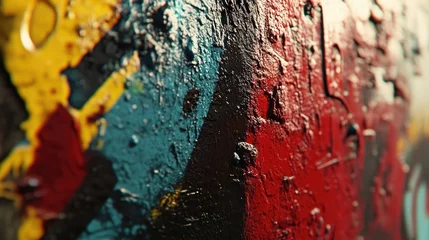 graffiti texture background © Watanabe