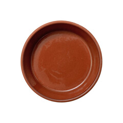 ceramic bowl isolated on white background