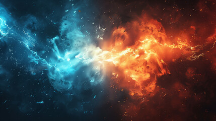 versus wallpaper, heaven and hell, good vs evil, light and darkness background, for match competition