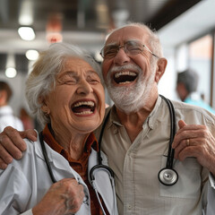 Old people, elderly, hospital, aging