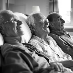 Old people, elderly, hospital, aging