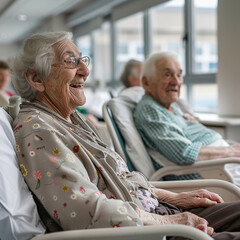 Old people, elderly, hospital, aging