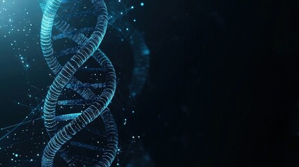   An image of a blue and white spiral with a dark blue backdrop created by a computer