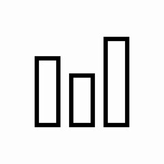statistics growth icon sign vector