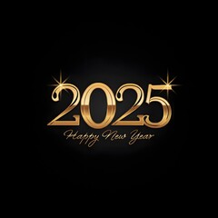 Obraz premium Celebrate New Year 2025 with New Beginnings