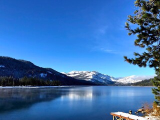 lake in the mountains