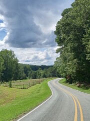 road in the countryside