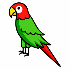 Parrot stock illustration