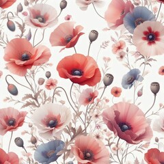 Hintergrund, Wallpaper Roter Klatschmohn