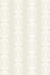 Fototapeta premium Elegant Subtle Nature Inspired Branch Illustration Wallpaper, Leaf pattern
