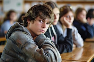 Obraz premium Teen Rejection in High School