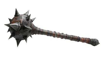 Realistic Style Medieval Style Mace Ancient Mace Melee Weapon Cold Weapon Mace Artwork No Background 
