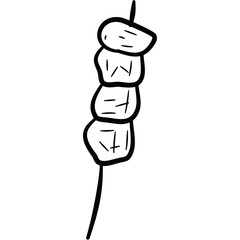 Hand Drawn Barbecue Element