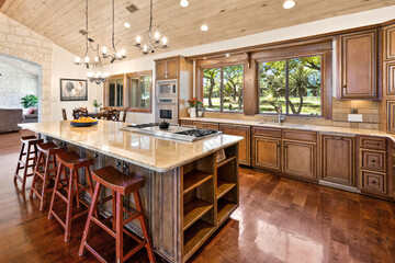 a home kitchen