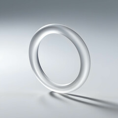 Fototapeta premium A medical vaginal ring inserted inside the body