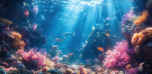 Fototapeta premium Colorful Reef Underwater