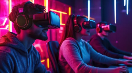 Team participating in a virtual team-building escape room