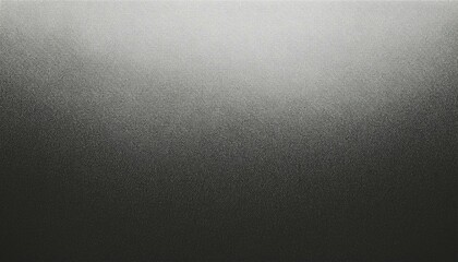 Grainy gradient background, grey black white monochrome abstract noise texture banner backdrop design