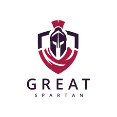 Sparta Logo, Spartan Helmet and Cloak for Greek Roman Warrior Knight Solider logo design inspiration