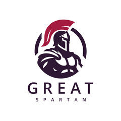 Sparta Logo, Spartan Helmet and Cloak for Greek Roman Warrior Knight Solider logo design inspiration