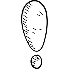 Hand Drawn Exclamation Mark