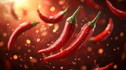Chili Explosion: Red Peppers in Action