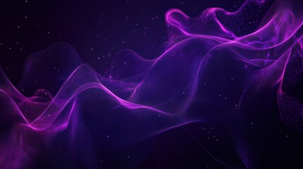 Fototapeta premium A deep purple background with subtle, glowing lines forming abstract shapes, giving a modern and mysterious design.