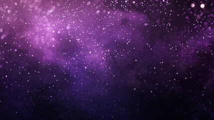 Fototapeta premium A deep violet backdrop with a faint sparkle effect scattered across, evoking a sense of luxury and elegance.
