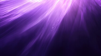 Fototapeta premium A deep violet background with subtle light rays streaming from the top, creating a sense of depth and focus.