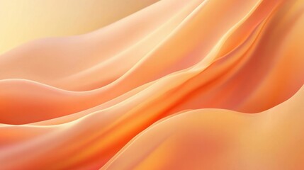 Fototapeta premium A smooth pastel orange background with soft light gradients, creating a calm and minimalistic atmosphere.