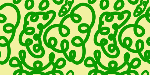 hand drawn lines, texture. Abstract line art seamless background vector. line art design for wall art, wallpaper, cover, printable painting. Vector illustration.