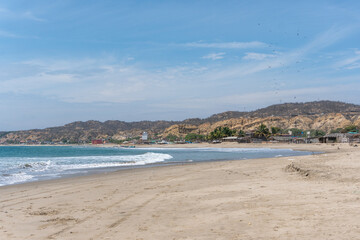 view of the beach Puerto Pizarro Tumbes Perú
