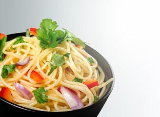 Tasty popular street food noodles