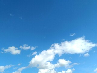 blue sky with clouds