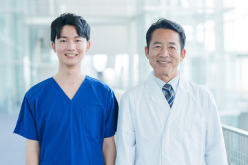 医師、看護師のポートレート