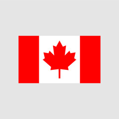 National flag of Canada. Canadian country flag vector illustration 