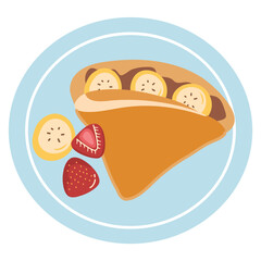 Russian Cuisine. Russian Blini, Crepes